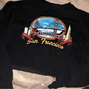 brandy Melville San Francisco cropped sweater